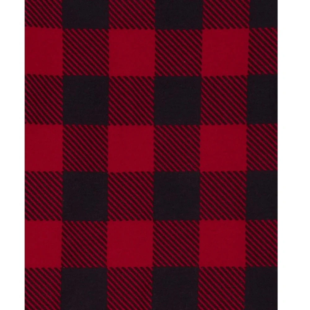 Carter’s Kids Buffalo Check Plaid Shirt and Pants Pajamas - Picture 2 of 3